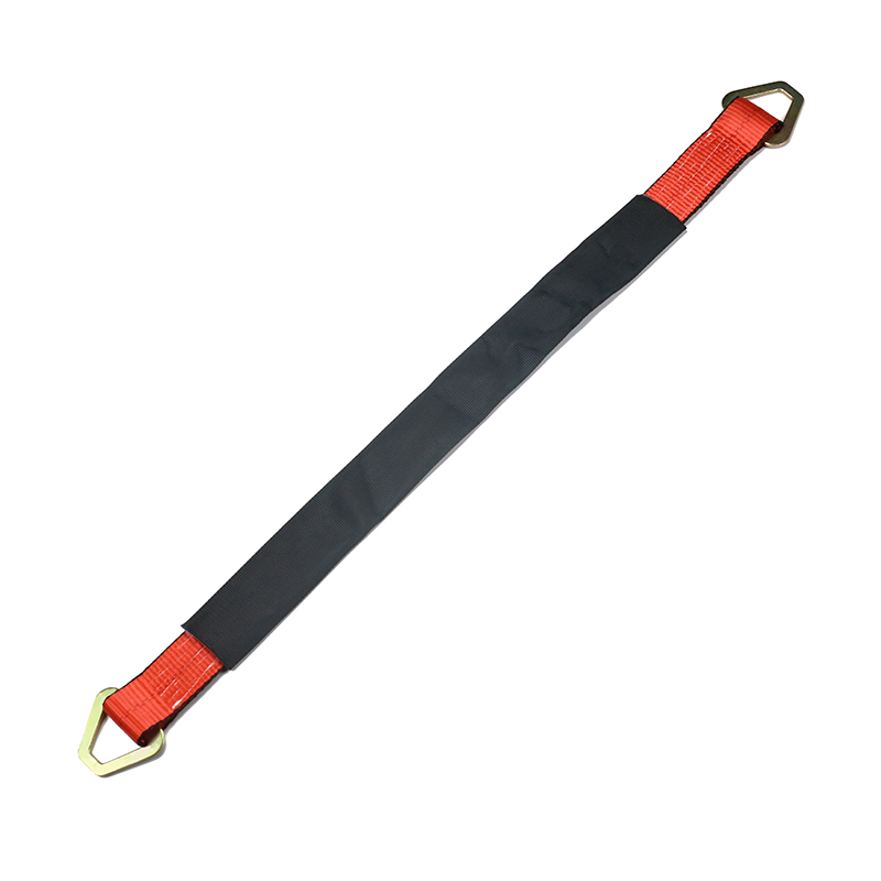 36INCH x 2INCH bilakselremmer med D-ring rød